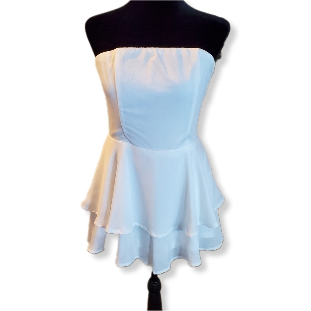Princess Polly The Rolla Romper White  Sz 6